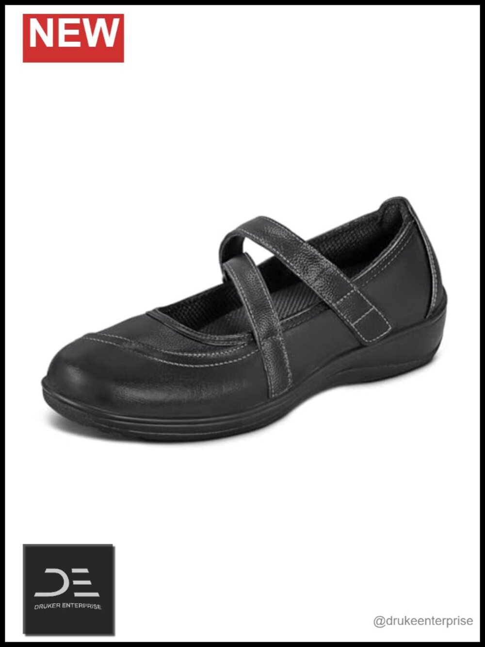 Orthopedic Mary Jane Walking Shoes with Arch Support